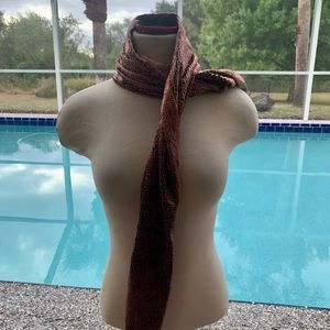Vintage Ray Strauss snake ski. Pattern scarf